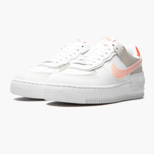 Dámské Air Force 1 Shadow White/Crimson Tint Běžecké botyDH3896-100