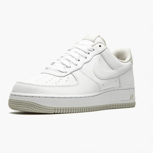 Nike Air Force 1 07 White Light Bone CJ1380 101 Dámské a pánské Běžné boty