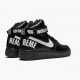 Nike Air Force 1 High Supreme World Famous Černá 698696 010 Dámské a pánské Běžné boty