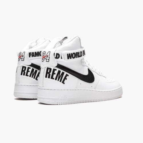 Nike Air Force 1 High Supreme World Famous White 698696 100 Dámské a pánské Běžné boty