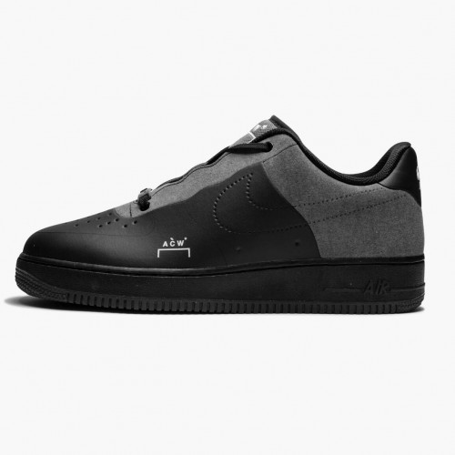 Nike Air Force 1 Low A Cold Wall Černá BQ6924 001 Dámské a pánské Běžné boty