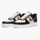 Nike Air Force 1 Low Černá White Metallic Gold CZ9189 001 Dámské a pánské Běžné boty