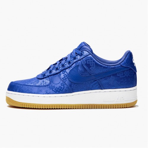 Nike Air Force 1 Low CLOT Blue Silk CJ5290 400 Dámské a pánské Běžné boty