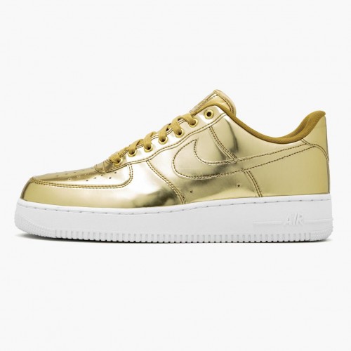 Nike Air Force 1 Low Metallic Gold CQ6566 700 Dámské a pánské Běžné boty