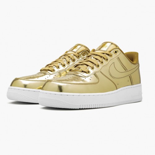 Nike Air Force 1 Low Metallic Gold CQ6566 700 Dámské a pánské Běžné boty