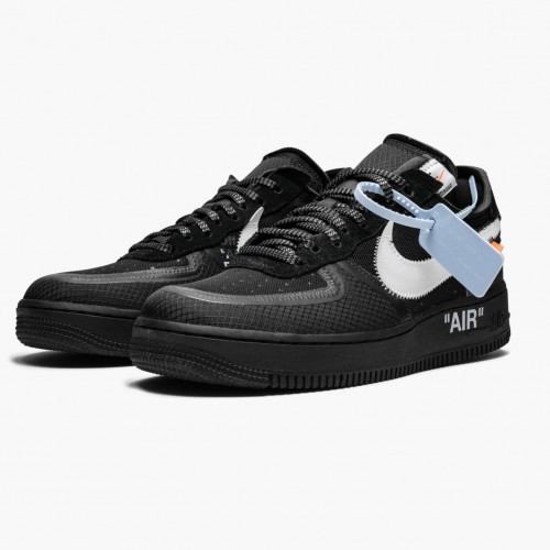 Nike Air Force 1 Low Off White Černá White AO4606 001 Pánské Běžné boty