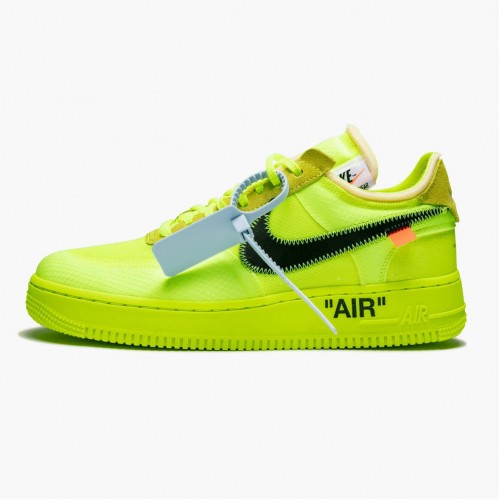 Nike Air Force 1 Low Off White Volt AO4606 700 Dámské a pánské Běžné boty