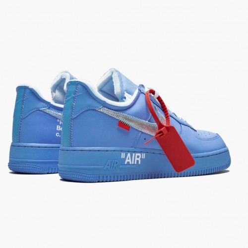 Nike Air Force 1 Low Off-White MCA University Blue CI1173 400 Dámské a pánské Běžné boty