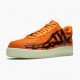 Nike Air Force 1 Low Orange Skeleton CU8067 800 Dámské a pánské Běžné boty