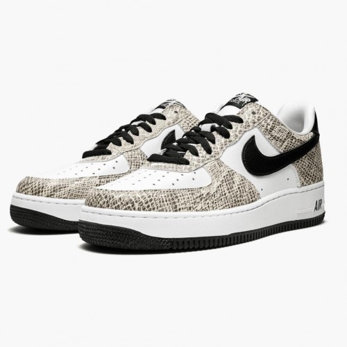 Nike Air Force 1 Low Retro Cocoa Snake 845053 104 Dámské a pánské Běžné boty