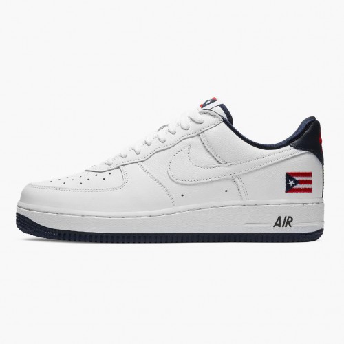 Nike Air Force 1 Low Retro Puerto Rico CJ1386 100 Dámské a pánské Běžné boty