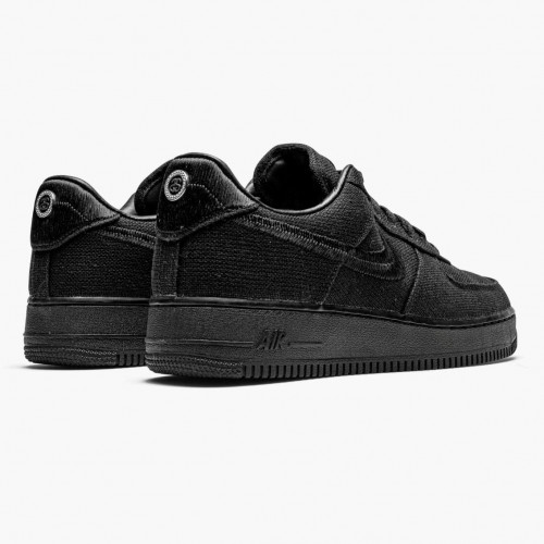 Nike Air Force 1 Low Stussy Černá CZ9084 001 Dámské a pánské Běžné boty