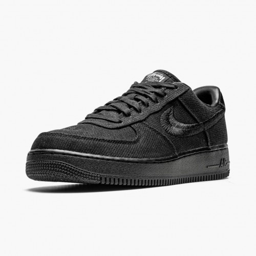 Nike Air Force 1 Low Stussy Černá CZ9084 001 Dámské a pánské Běžné boty