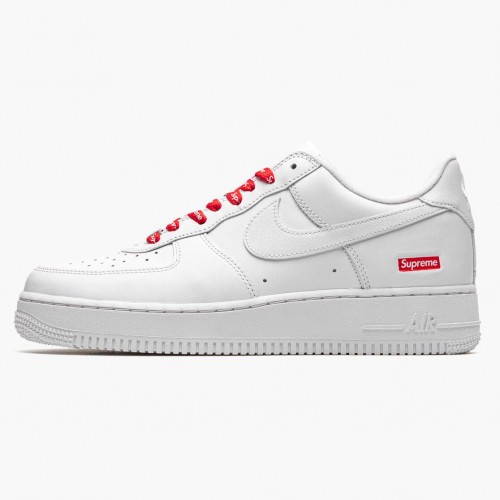 Nike Air Force 1 Low Supreme White CU9225 100 Dámské a pánské Běžné boty