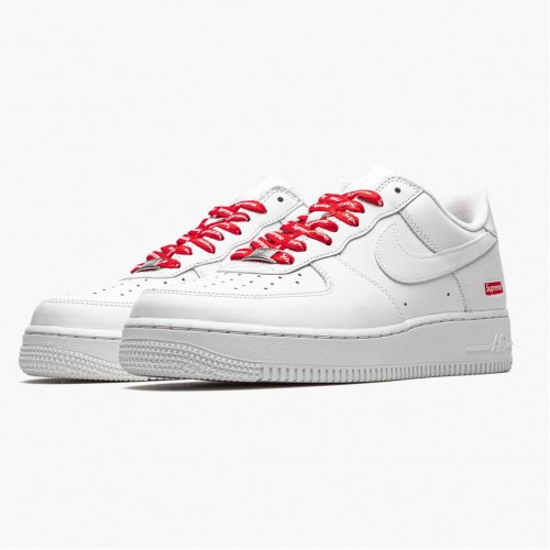 Nike Air Force 1 Low Supreme White CU9225 100 Dámské a pánské Běžné boty