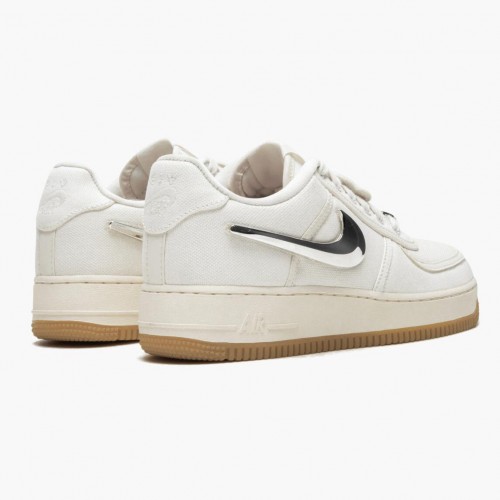 Nike Air Force 1 Low Travis Scott Sail AQ4211 101 Dámské a pánské Běžné boty