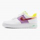 Nike Air Force 1 Low White Multi Pastel CW5592 100 Dámské a pánské Běžné boty