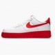 Nike Air Force 1 Low White Red Midsole CK7663 102 Dámské a pánské Běžné boty