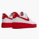 Nike Air Force 1 Low White Red Midsole CK7663 102 Dámské a pánské Běžné boty