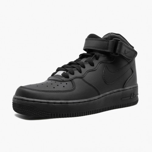 Nike Air Force 1 Mid Černá 2014 314195 004 Dámské a pánské Běžné boty