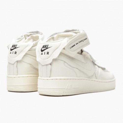 Nike Air Force 1 Mid Comme des Garcons White DC3601 100 Dámské a pánské Běžné boty