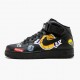 Nike Air Force 1 Mid Supreme NBA Černá AQ8017 001 Dámské a pánské Běžné boty