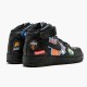 Nike Air Force 1 Mid Supreme NBA Černá AQ8017 001 Dámské a pánské Běžné boty