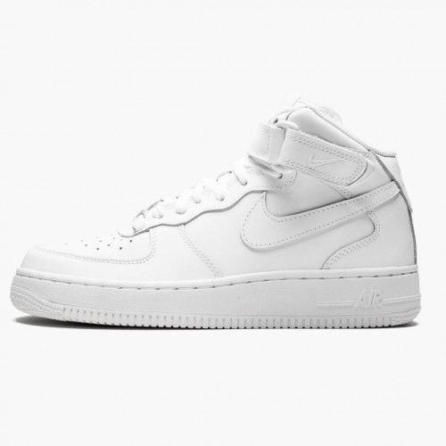 Nike Air Force 1 Mid White 2014 314195 113 Dámské a pánské Běžné boty