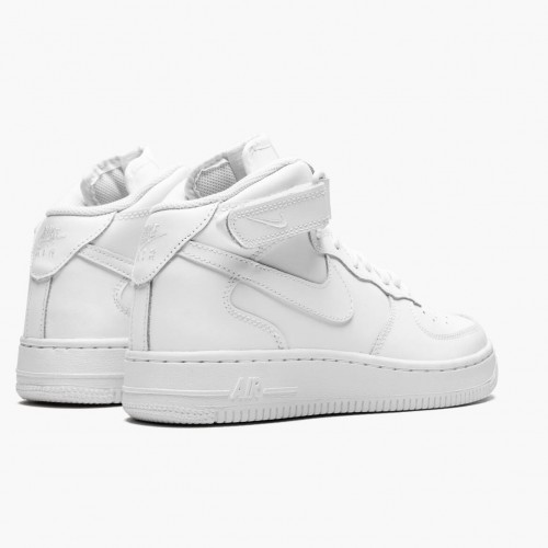 Nike Air Force 1 Mid White 2014 314195 113 Dámské a pánské Běžné boty