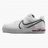 Nike Air Force 1 React White Černá Red CD4366 100 Dámské a pánské Běžné boty