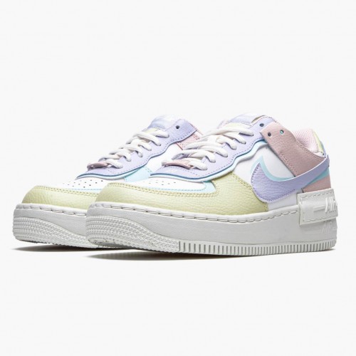 Nike Air Force 1 Shadow White Glacier Blue Ghost CI0919 106 Dámské Běžné boty