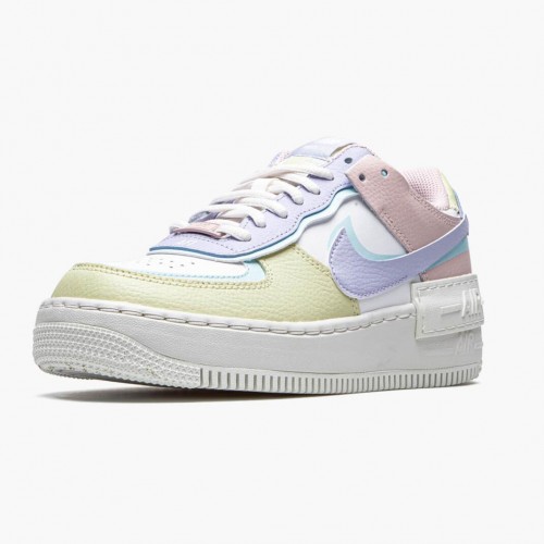 Nike Air Force 1 Shadow White Glacier Blue Ghost CI0919 106 Dámské Běžné boty