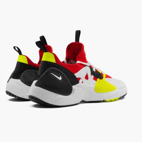 Nike Huarache Edge Txt White University Red Volt Černá AO1697 100 Dámské a pánské Běžné boty