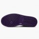 Air Jordan 1 Low Court Purple dámské a pánské Běžné boty 553558 125 Bílý černý-Dvorní fialová AJ1 Jordan Tenisky
