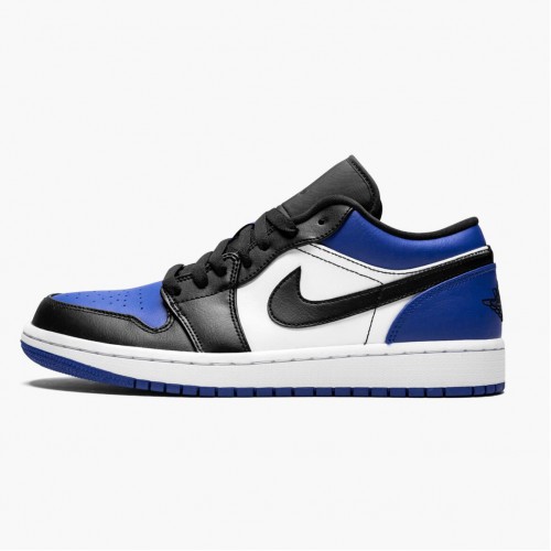 Air Jordan 1 Low "Královský Toe" dámské a Pánské Běžné boty CQ9446 400 Sport Královský/Černá-Bílý AJ1 Jordan Tenisky