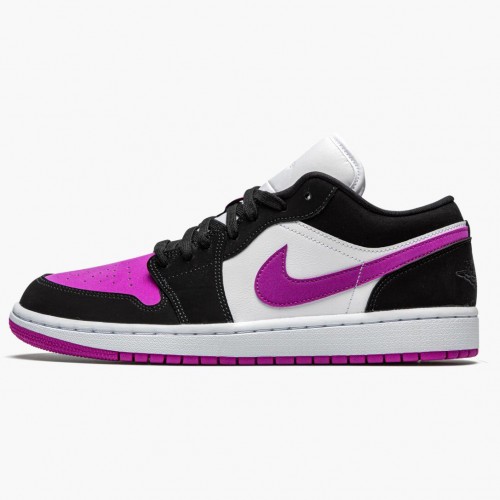 Air Jordan 1 Retro Low Black Cactus Flower dámské a pánské Běžné boty DC0774 005 Černá bílá-Starfish AJ1 Jordan Tenisky