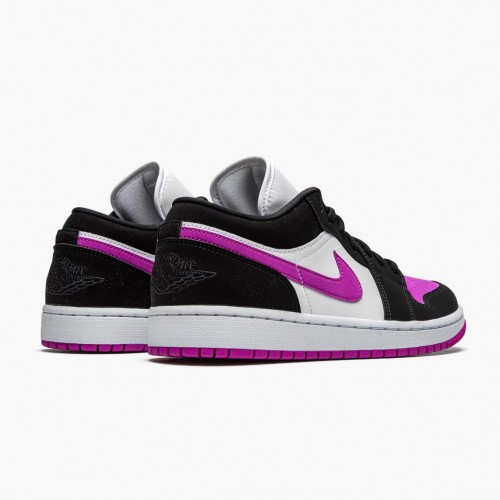 Air Jordan 1 Retro Low Black Cactus Flower dámské a pánské Běžné boty DC0774 005 Černá bílá-Starfish AJ1 Jordan Tenisky