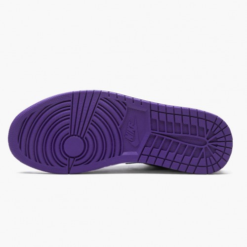 Air Jordan 1 Retro Low "Court Purple" dámské a pánské Běžné boty 553558 500 Court Fialová/Černo-bíláAJ1 Jordan Tenisky