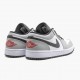 Air Jordan 1 Retro Low Light Smoke Grey dámské a pánské Běžné boty 553558 030 Lt kouřově šedá/tělocvična červeno-bílá AJ1 Jordan Tenisky