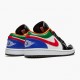 Air Jordan 1 Retro Low Vícebarevné dámské a Pánské Běžné boty CZ4776 101 Bílý/Bílý-Hyper Královský AJ1 Jordan Tenisky