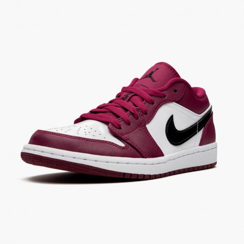Air Jordan 1 Retro Low Noble Red dámské a pánské Běžné boty 553558 604 Noble Červená/Černo-bílá AJ1 Jordan Tenisky