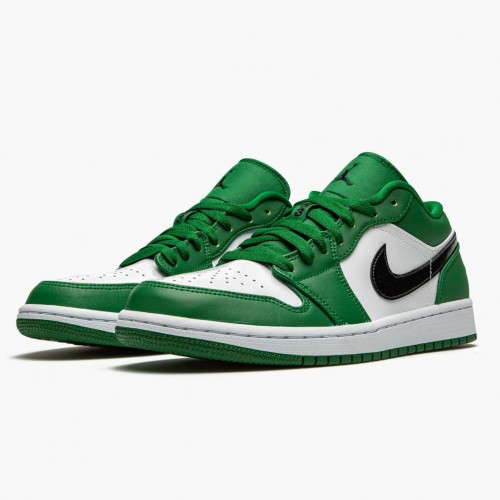 Air Jordan 1 Retro Low "Pine Green" dámské a pánské Běžné boty 553558 301 Borovice Zelená/Černo-bílá AJ1 Jordan Tenisky