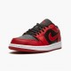 Air Jordan 1 Retro Low Reverse Bred dámské a pánské Běžné boty 553558 606 Tělocvična červená/Černá-Tělocvična červená-Bílý AJ1 Jordan Tenisky