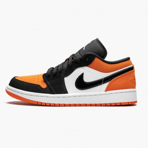 Air Jordan 1 Retro Low "ShatteČervené Backboard" dámské a Pánské Běžné boty 553558 128 Černá/Bílý-Starfish AJ1 Jordan Tenisky