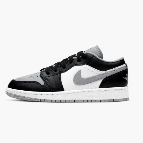 Air Jordan 1 Retro Low "Smoke Grey" dámské a pánské Běžné boty 553558 039 Černá/Černá-Lt Kouř Šedá AJ1 Jordan Tenisky