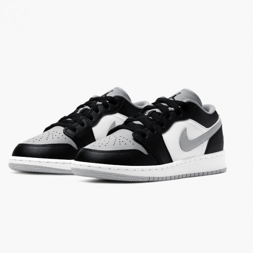 Air Jordan 1 Retro Low "Smoke Grey" dámské a pánské Běžné boty 553558 039 Černá/Černá-Lt Kouř Šedá AJ1 Jordan Tenisky