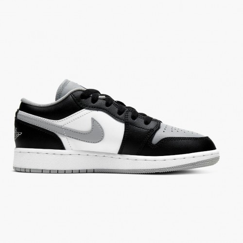 Air Jordan 1 Retro Low Smoke Grey dámské a pánské Běžné boty 553558 039 Černá/Černá-Lt Kouř Šedá AJ1 Jordan Tenisky