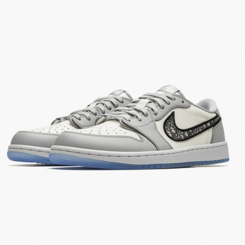 Air Jordan 1 Retro Low dámské a Pánské Běžné boty CN8608 002 Wolf Šedá/Plachta/Photoson Dust-W AJ1 Jordan Tenisky