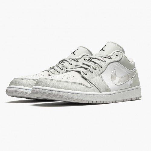 Air Jordan 1 Retro Low White Camo dámské a pánské Běžné boty DC9036 100 Bílý/Šedá Fog AJ1 Jordan Tenisky