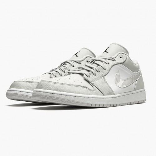 Air Jordan 1 Retro Low "White Camo" dámské a pánské Běžné boty DC9036 100 Bílý/Šedá Fog AJ1 Jordan Tenisky